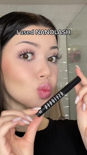 Watch me use my eyelash serum for 9 weeks, the results are insane. Best eyelash serum on the market @nanolash.official #nanolashserum #eyelashes #longlashes #lashes #eyelashserums #bestlashserum #groweyelashes #eyelashserumresults #results #eyelashgrowth