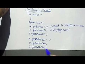 static data member | Example | Hindi | Object oriented C++ | Lec-65 | Niharika panda
