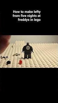 how to make lefty from five nights at freddys in lego #fnaf #lego