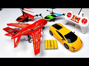 Unboxing Radio Control Airbus A380 Aeroplane | RC 1:24 Speed Cars Racing RC Rechargeable helicopter
