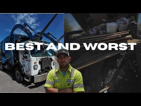 HEAVY And WILD Frontload Garbage Truck Dumpster Compilation | POV