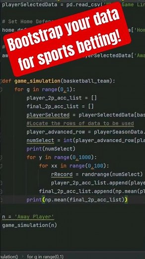 Create Sports Betting Models with Small Data #sportsbetting #python #sportsbettingtips