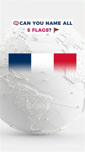 CAN YOU NAME ALL 5 FLAGS? 🚩| Easy Flag Quiz