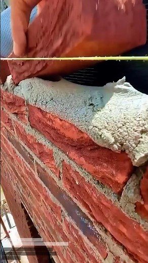 Brick Wall Pointing Process | Mortar Joint Finishing with Pointing Trowel