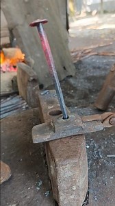 Old Rusty Iron Forged Into a Sharp Peraak Full Transformation #metalwork #foryou