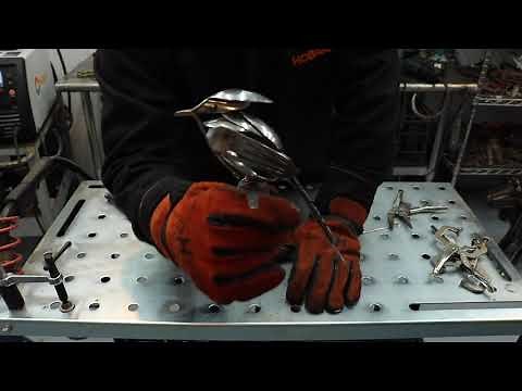DIY cutlery bird