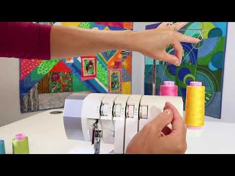 Singer 14CG754 ProFinish Serger Overlock 6 Threading