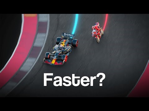 Is MotoGP faster than an F1? | 3D Comparison