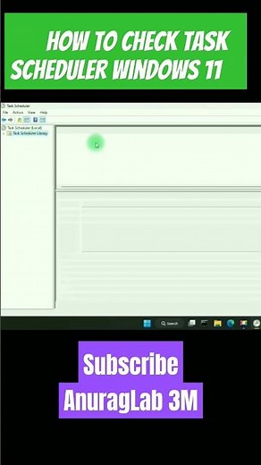 🕒 How to Schedule Tasks on Windows 11 ⏰ #Windows11 #TaskScheduler #TechHowTo