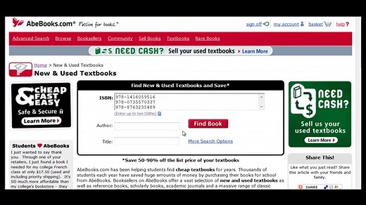 Search for books by ISBN