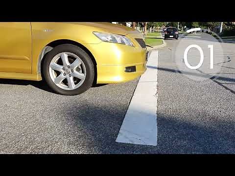 How Long Should You STOP at a Stop Sign and How far From the Line (Driving Test)