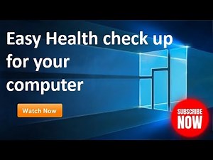 Windows 10: Health Check for Your PC
