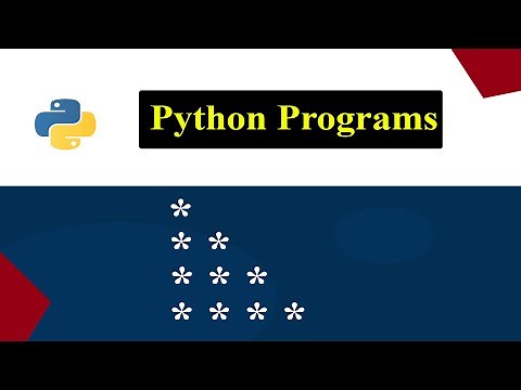 Printing Stars "*" in Right Triangle Shape | Python Pattern Program