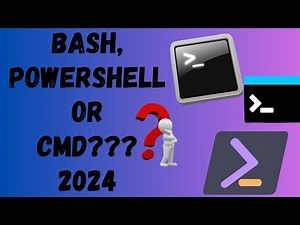 Differences between Bash ,cmd and Powershell