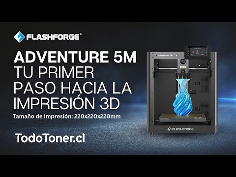 FLASHFORGE | Adventure 5M - Tu Primer Paso a La Impresión 3D