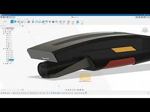 MayaとFusion 360ではじめる ハードサーフェスモデリング 6. ドローンのディテイルを追加　-　Fusion 360で面の移動・プレス/プル