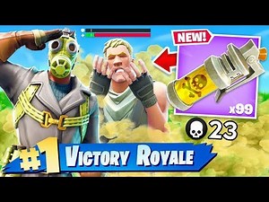 FARTS with *NEW* STINK BOMB! in Fortnite!