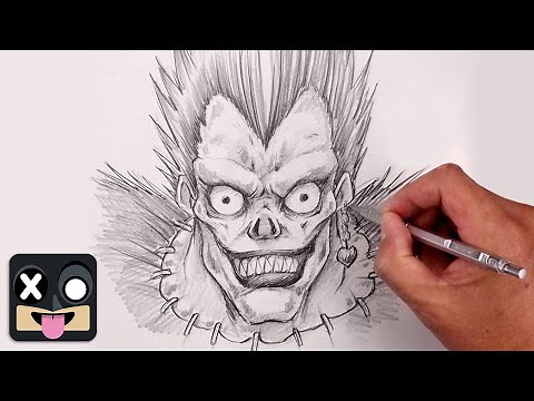 How To Draw Ryuk | Death Note Step by Step Sketch Tutorial