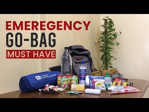 EMERGENCY GO-BAG ESSENTIALS | DISASTER PREPAREDNESS 101