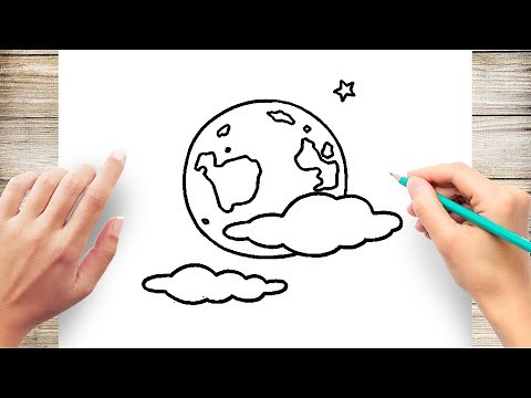 How to Draw Moon Easy