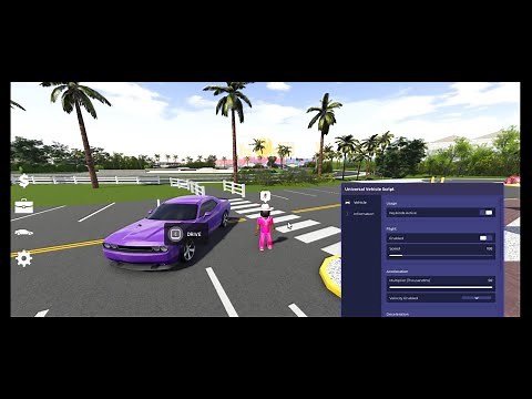 universal Car fly and speed script for any game (link in desc)