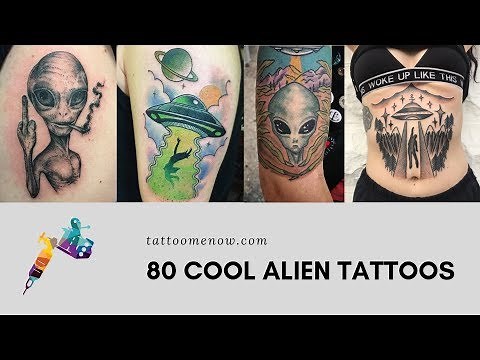80 COOL ALIEN TATTOOS