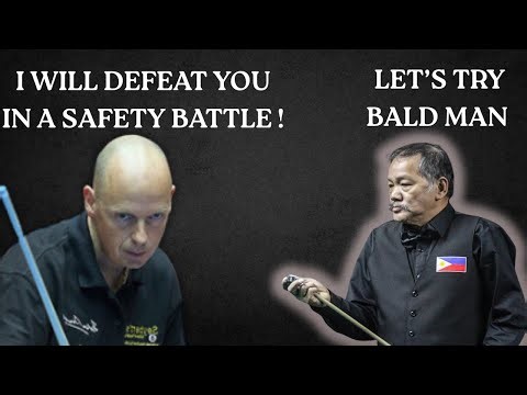 Pro player from Germany Test a 60 year old Efren in a safety Battle | Shocking end !
