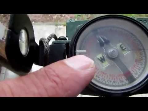 How to use a compass to set up a Satellite Dish.