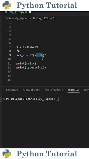 Creating Scientific Notation Numbers in Python | Python Tutorial