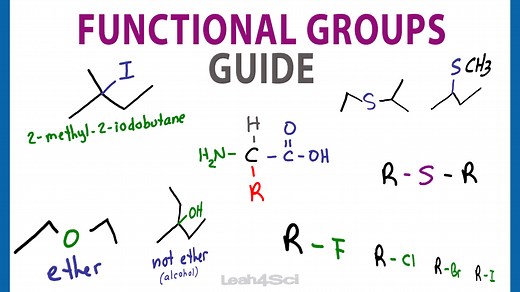 Organic Chemistry Functional Groups Guide + Cheat Sheet