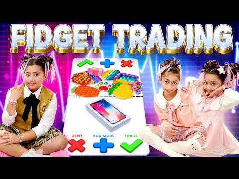 🎉 Fidget Trading Frenzy With The Glitzy Girls! 🌀✨
