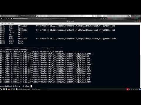 Services Exploitation Lab Walkthrough: IIS Server: WebDav Metasploit