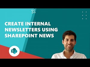 Create internal newsletters using SharePoint News