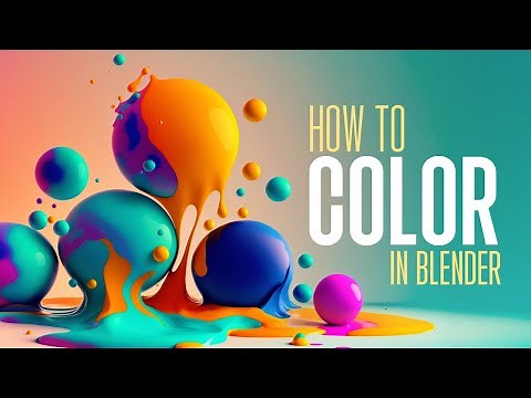 how to color in blender || Blender Tutorial