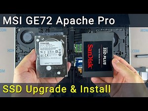 How to Upgrade MSI GE72 Apache Pro Hard Drive or SSD – Step-by-Step Replacement Guide