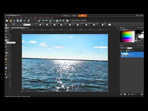 Straighten & Perspective Tools in PaintShop Pro X5