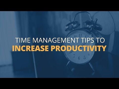 6 Time Management Tips to Increase Productivity | Brian Tracy