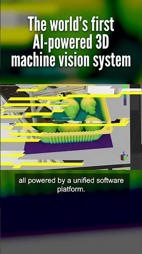 #AI powered 3D inspection system for factory #automation | In-Sight L38 from Cognex