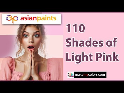 Exploring 110 Light Pink Colors of Asian Paints | Soft Hues & Design Inspiration #asianpaints