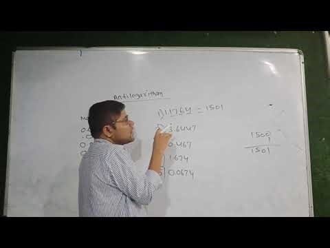 Lecture 2 - How to find antilog of any numbers