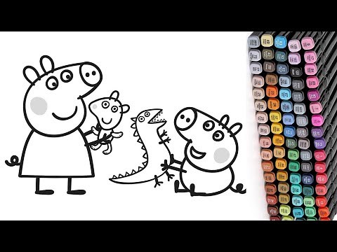 Peppa pig Coloring Pages Book