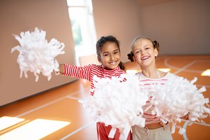 Introduce your child to cheerleading with these basic cheer moves