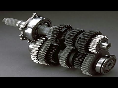 Sliding Mesh Gearbox in 3d Animation.