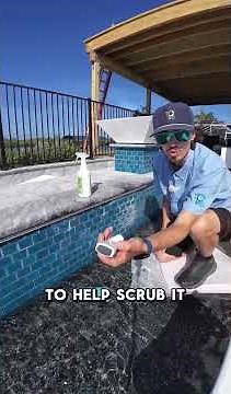 Simple Calcium removal from Pool tiles