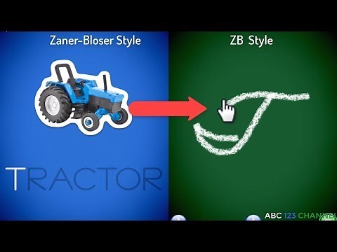 Cursive Letters A to Z