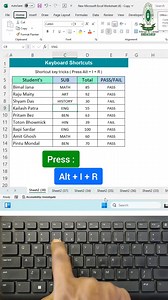 Inserting Row using Shortcut in Microsoft Excel | Press Alt I R to Insert Row 📊💻🎉 #excel #microsoftexcel #shortcutkeytricks #keyboadshortcuts #shorts #excelwithbapisardar #spreadsheet #shortcuts #exceltips #exceltricks #exceltutorials | learn Excel with Bapi Sardar