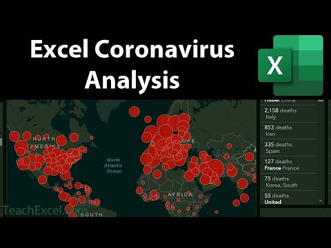 Coronavirus Covid 19 Stats Analysis in Excel