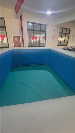 Ipoolgo new upgraded inflatable pools 16*13*4ft size with electric pump +sand filter