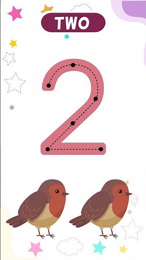 Let's Write the Number 2 (Two) | Fun Learning for Kids #kid #nurseryrhymes