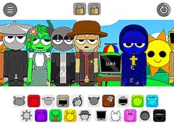 Sprunki Pyramixed: Human Edition - Play Now on Y8.com